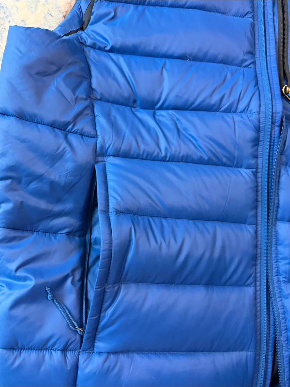 The North Face Men’s Royal Blue Quilted Down Vest